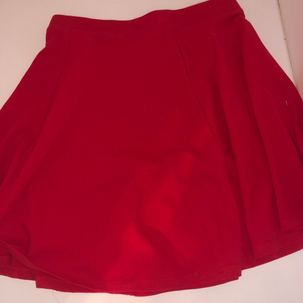 A red mini skirt!